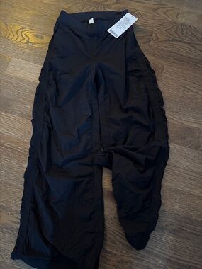 Lululemon Black Wide-Leg Comfort Pants